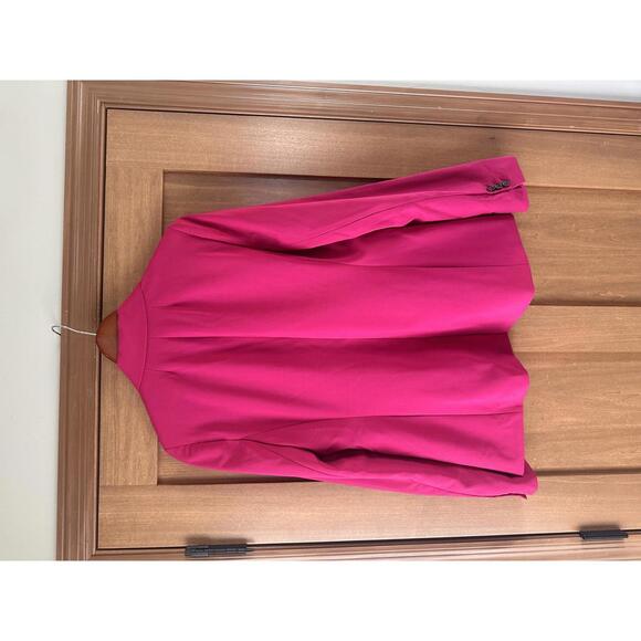 J.Crew Parke Blazer in Italian Stretch Wool Berry Pink Women’s size 10Tall - Picture 6 of 15